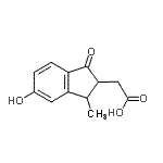 CAS#: 725715-05-9, (5-Hydroxy-3-methyl-1-oxo-2,3-dihydro-1H-inden-2-yl)acetic acid