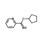 CAS#: 725736-24-3, Cyclopentyl 2-pyridinecarboximidate