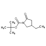 CAS 登录号：725746-43-0， 2-甲基-2-丙基4-乙基-2-氧代-1-吡咯烷羧酸酯