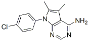 CAS 登录号：72578-33-7， 7-(4-氯苯基)-5,6-二甲基吡咯并[3,2-e]嘧啶-4-胺