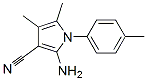 CAS 登录号：72578-53-1， 2-氨基-4,5-二甲基-1-(4-甲基苯基)吡咯-3-甲腈