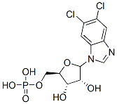 CAS 登录号：72586-79-9， 5,6-二氯-1-呋喃核糖基苯并咪唑5'-单磷酸酯