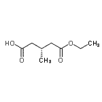 CAS#: 72594-19-5, (3R)-5-Ethoxy-3-methyl-5-oxopentanoic acid