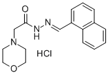 CAS#: 72606-47-4, 2-Morpholin-4-Yl-N-(Naphthalen-1-Ylmethylideneamino)Acetamide Hydrochloride