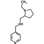 CAS 登录号：726162-94-3， 1-(1-乙基-2-吡咯烷基)-N-(4-吡啶基甲基)甲胺