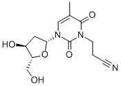 CAS#: 72718-33-3, 3-[3-[(2R,4S,5R)-4-Hydroxy-5-(Hydroxymethyl)Oxolan-2-Yl]-5-Methyl-2,6-Dioxopyrimidin-1-Yl]Propanenitrile