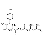 CAS 登录号：72732-17-3， 酪氨酰丙氨酰-N-(4-甲基-2-戊烷基)甘氨酰胺