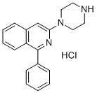 CAS 登录号：72736-13-1， 1-苯基-3-(1-哌嗪基)异喹啉单盐酸盐