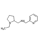 CAS 登录号：727360-98-7， 1-(1-乙基-2-吡咯烷基)-N-(2-吡啶基甲基)甲胺