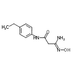 CAS#: 727369-80-4, N-(4-Ethylphenyl)-3-(hydroxyamino)-3-iminopropanamide