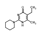 CAS#: 727390-78-5, 5-Ethyl-6-methyl-2-(1-piperidinyl)-4(1H)-pyrimidinone