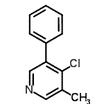 CAS#: 727429-31-4, 4-Chloro-3-methyl-5-phenylpyridine