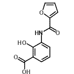 CAS#: 727658-48-2, 3-(2-Furoylamino)-2-hydroxybenzoic acid