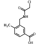 CAS#: 727673-69-0, 3-{[(Chloroacetyl)amino]methyl}-4-methylbenzoic acid