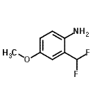 CAS#: 727993-36-4, 2-(Difluoromethyl)-4-methoxyaniline