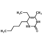 CAS 登录号：728004-28-2， 5-乙基-6-甲基-4-戊基-3,4-二氢-2(1H)-嘧啶酮