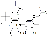 CAS 登录号：72828-81-0， 甲基2-[5-[[(2R)-2-[2,4-二(2-甲基丁烷-2-基)苯氧基]丁酰基]氨基]-3-氯-4-羟基-2-甲基苯氧基]乙酸酯