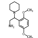 CAS 登录号：72864-28-9， 2-(2,5-二甲氧基苯基)-2-(1-哌啶基)乙胺