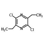 CAS#: 72875-84-4, 2,5-Dichloro-3,6-diethylpyrazine