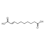 CAS 登录号：72879-22-2， (2E)-2-癸烯二酸