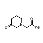CAS#: 728857-06-5, (3-Oxo-1-piperidinyl)acetic acid