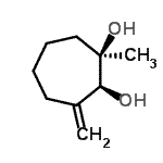 CAS 登录号：728878-72-6， (1R,2S)-1-甲基-3-亚甲基-1,2-环庚烷二醇