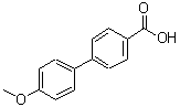 CAS 登录号：729-18-0， 4'-甲氧基-4-联苯羧酸