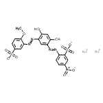 CAS#: 72906-17-3, Disodium 2-({2,4-dihydroxy-5-[(2-methoxy-5-sulfonatophenyl)diazenyl]phenyl}diazenyl)-5-nitrobenzenesulfonate