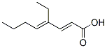 CAS 登录号：72928-47-3， (2E,4E)-4-乙基辛-2,4-二烯酸
