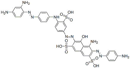 CAS#: 72939-52-7, (6E)-4-Amino-3-(4-Aminophenyl)Diazenyl-6-[[4-[[4-(2,4-Diaminophenyl)Diazenylphenyl]Amino]-3-Sulfophenyl]Hydrazinylidene]-5-Oxonaphthalene-2,7-Disulfonic Acid