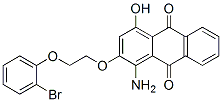 CAS 登录号：72953-52-7， 1-氨基-2-[2-(2-溴苯氧基)乙氧基]-4-羟基蒽-9,10-二酮