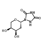 CAS#: 729589-69-9, 1-(2-Deoxy-beta-L-erythro-pentopyranosyl)-1,2,4-triazolidine-3,5-dione