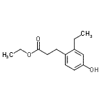 CAS 登录号：729590-46-9， 乙基3-(2-乙基-4-羟基苯基)丙酸酯