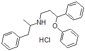 CAS#: 72962-58-4, 3-Phenoxy-3-Phenyl-N-(1-Phenylpropan-2-Yl)Propan-1-Amine Hydrochloride