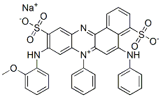 CAS#: 72968-77-5, Sodium 9-[(2-Methoxyphenyl)Amino]-7-Phenyl-5-(Phenylamino)Benzo[J]Phenazin-7-Ium-4,10-Disulfonate