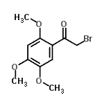 CAS 登录号：7298-46-6， 2-溴-1-(2,4,5-三甲氧基苯基)乙酮