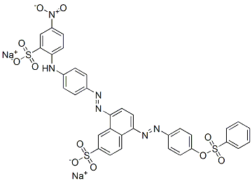 CAS#: 72986-61-9, Disodium 8-[4-[(4-Nitro-2-Sulfonatophenyl)Amino]Phenyl]Diazenyl-5-(4-Phenylsulfonyloxyphenyl)Diazenylnaphthalene-2-Sulfonate