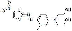 CAS 登录号：72987-42-9， 2,2'-[3-甲基-4-(5-硝基噻唑-2-基偶氮)苯基亚胺]二乙醇