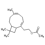 CAS#: 72987-56-5, 2-[(2Z,5Z)-6,10,10-Trimethylbicyclo[7.2.0]undeca-2,5-dien-2-yl]ethyl acetate