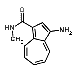 CAS#: 730977-52-3, 3-Amino-N-methyl-1-azulenecarboxamide