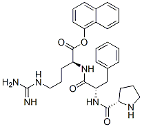 CAS 登录号：73142-64-0， 萘-1-基(2S)-5-(二氨基亚甲基氨基)-2-[[(2S)-3-苯基-2-[[(2S)-吡咯烷-2-羰基]氨基]丙酰]氨基]戊酸酯
