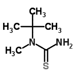 CAS 登录号：731742-74-8， 1-甲基-1-(2-甲基-2-丙基)硫脲