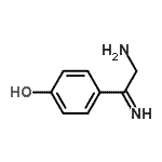 CAS#: 731744-89-1, 4-(2-Aminoethanimidoyl)phenol