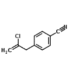 CAS#: 731772-74-0, 4-(2-Chloro-2-propen-1-yl)benzonitrile