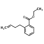 CAS#: 731772-77-3, Ethyl 2-(3-buten-1-yl)benzoate