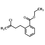 CAS#: 731772-79-5, Ethyl 2-(3-chloro-3-buten-1-yl)benzoate