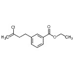 CAS#: 731772-85-3, Ethyl 3-(3-chloro-3-buten-1-yl)benzoate