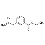 CAS#: 731772-86-4, Ethyl 3-(2-bromo-2-propen-1-yl)benzoate