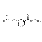 CAS#: 731772-87-5, Ethyl 3-(3-bromo-3-buten-1-yl)benzoate