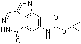 CAS#: 731810-58-5, 2-Methyl-2-propanyl (6-oxo-5,6-dihydro-1H-[1,2]diazepino[4,5,6-cd]indol-8-yl)carbamate